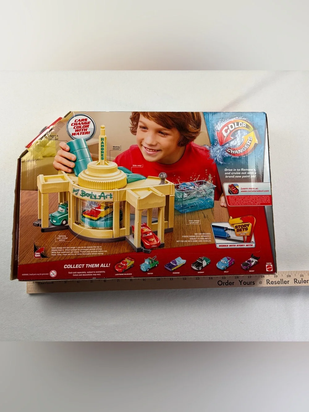 NWT Ramone’s Color Chance Playset - Open Box - Color Changers Disney Pixar